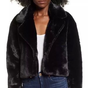 Tiger mist faux fur jacket